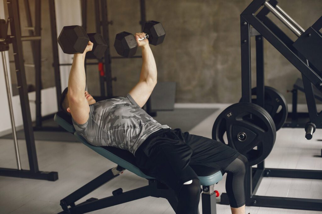 Incline dumbbell press