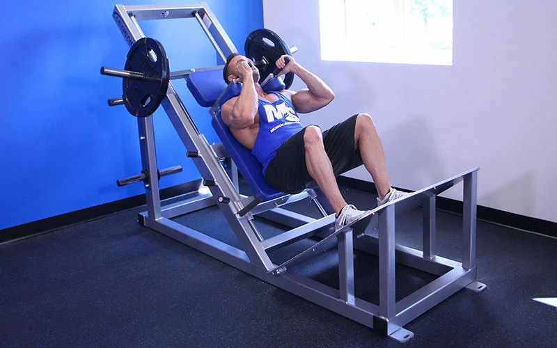 Hack squat machine