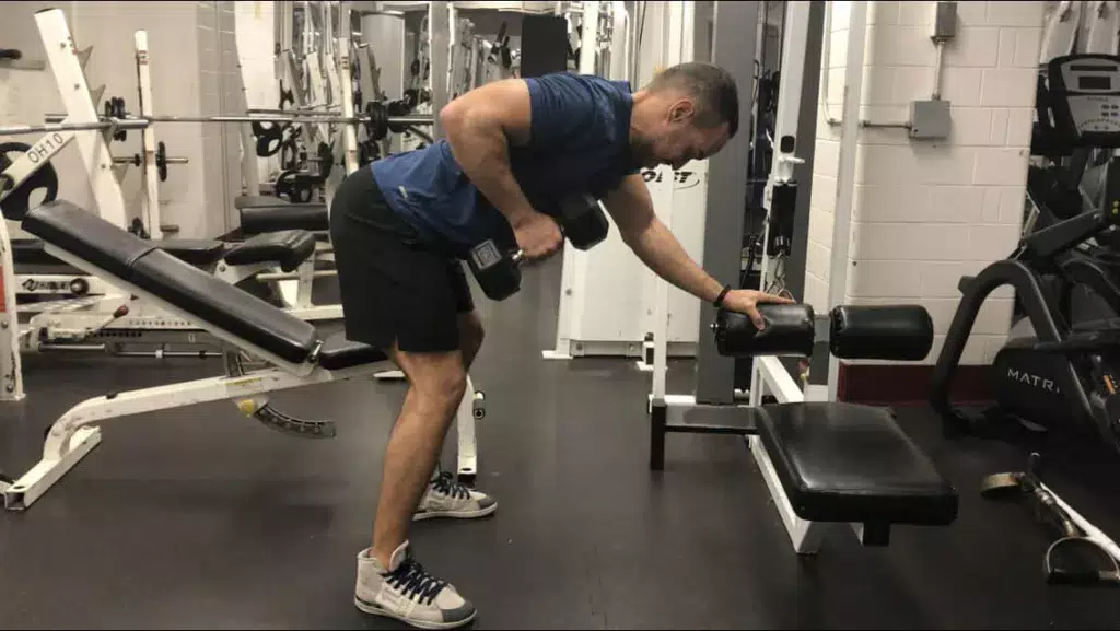 bent over rows